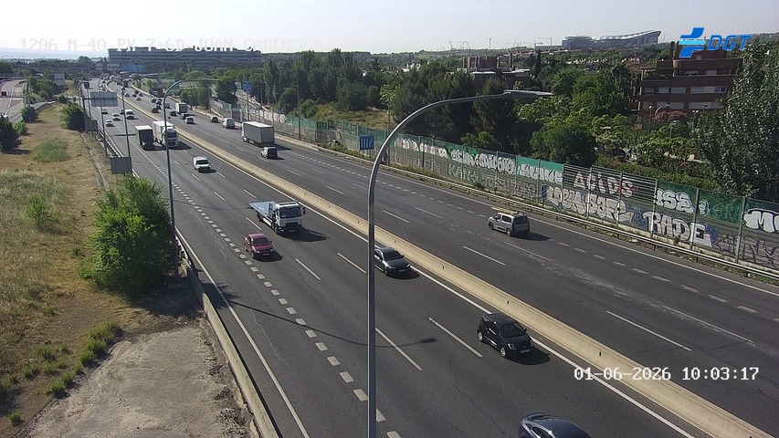 Madrid — M-40 km 8