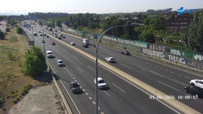 Madrid — M-40 km 8