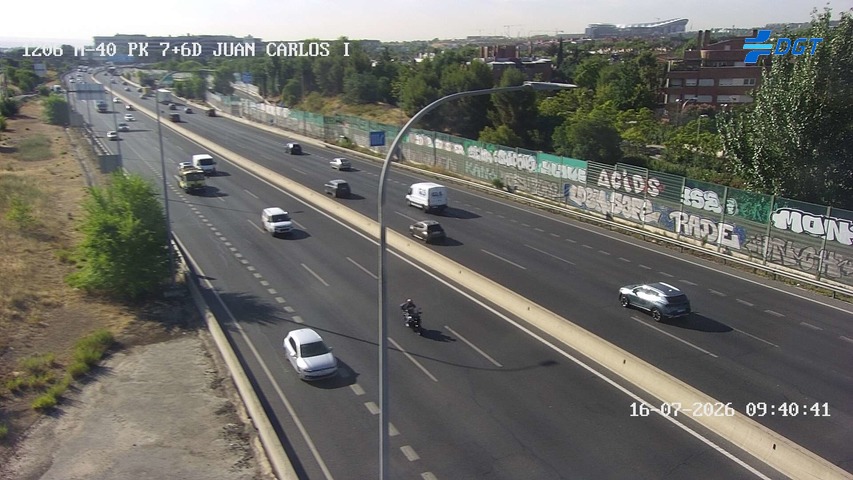 Madrid — M-40 km 8