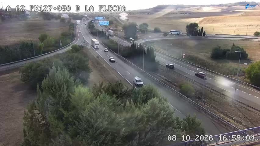 Cámara de tráfico en la A-62, km 127.05
