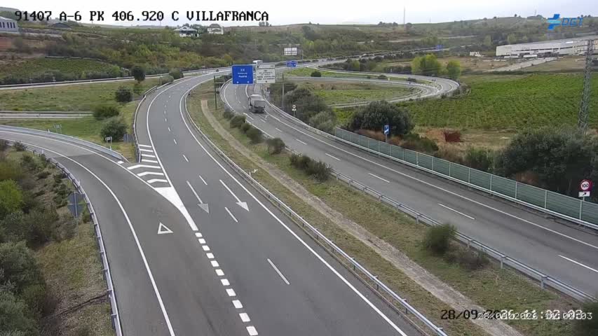 Cámara A-6 Provincia de León KM 406,9