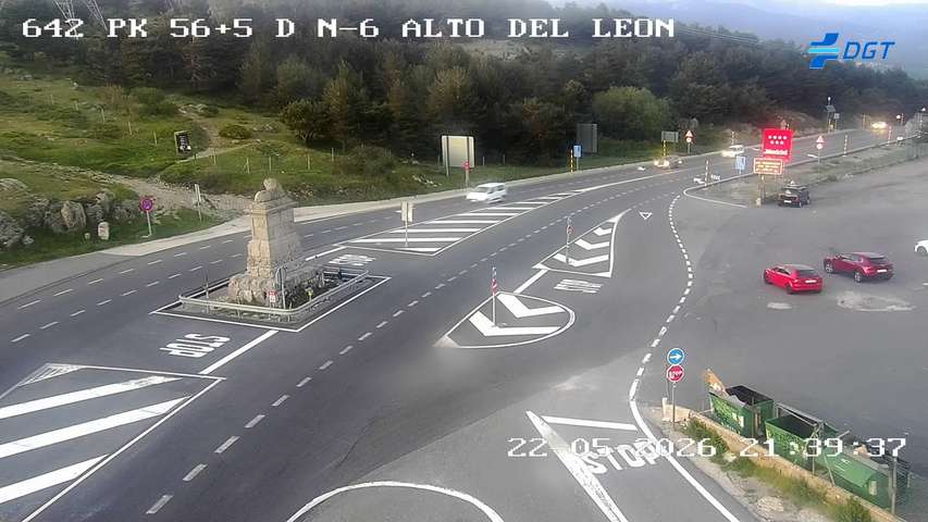 Imagen cámara N-6 Segovia Kilómetro 56,5