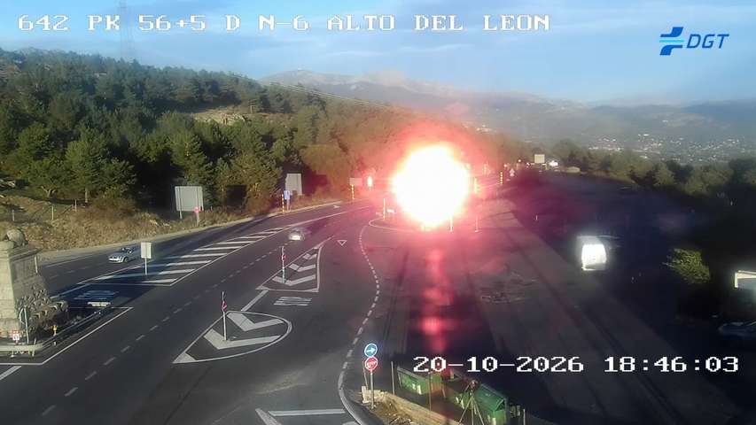 Imagen cámara N-6 Segovia Kilómetro 56,5