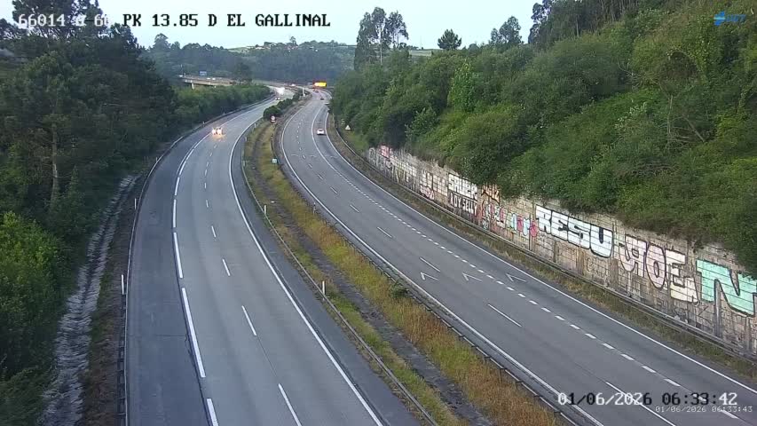 Asturias — A-66 km 14