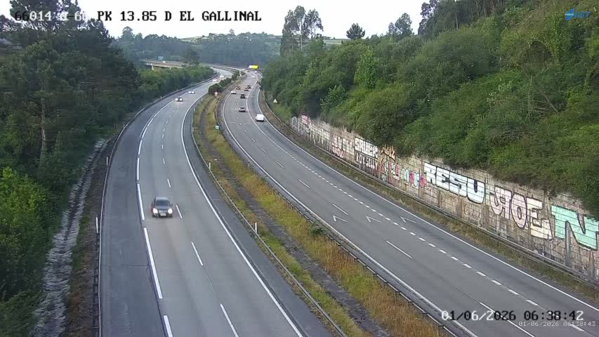 Asturias — A-66 km 14