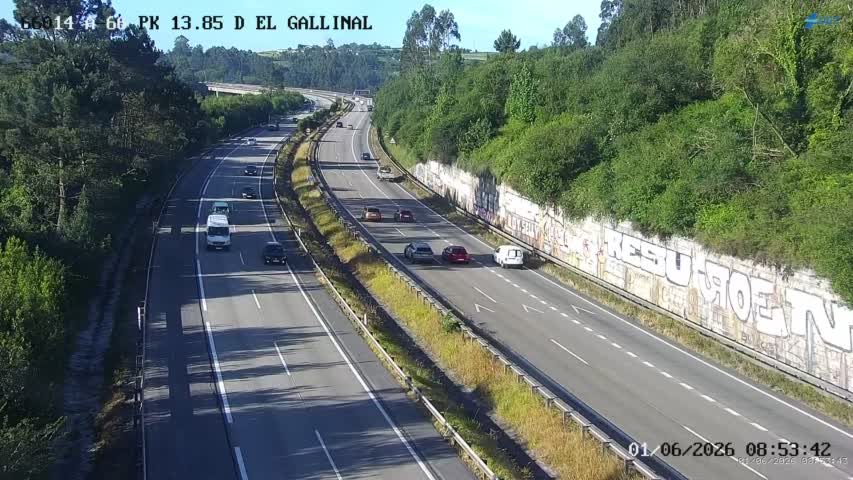 Asturias — A-66 km 14
