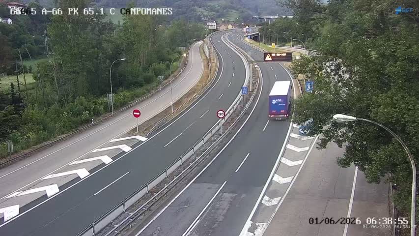 Asturias — A-66 km 65