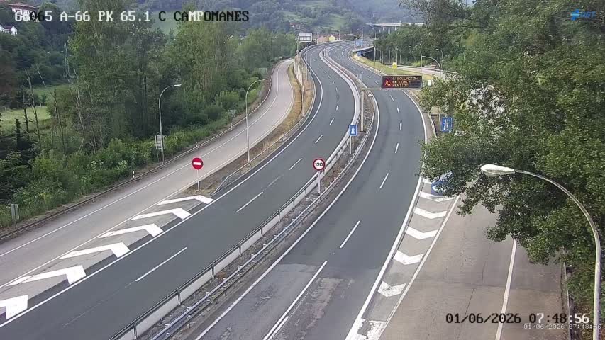 Asturias — A-66 km 65