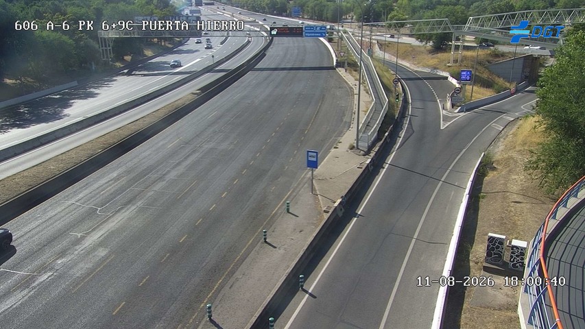 Cámara A-6 Provincia de Madrid KM 6,9