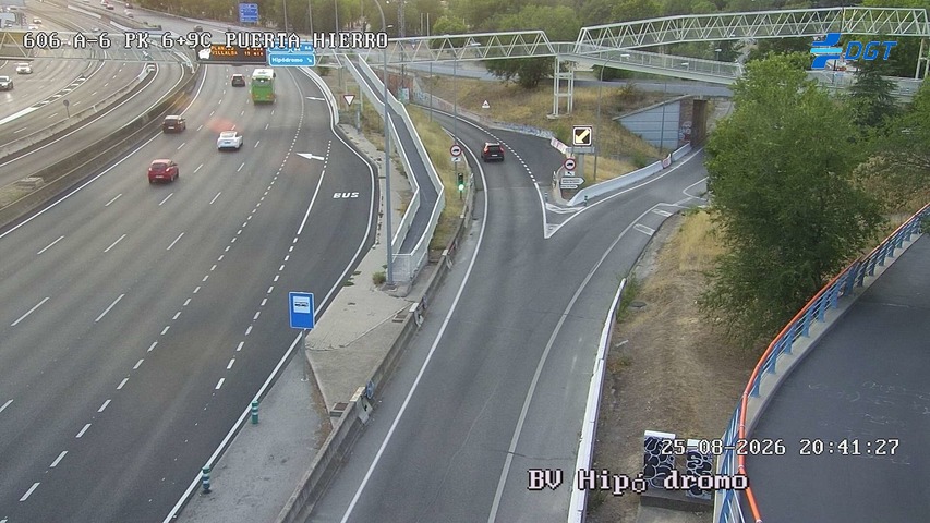Cámara A-6 Provincia de Madrid KM 6,9