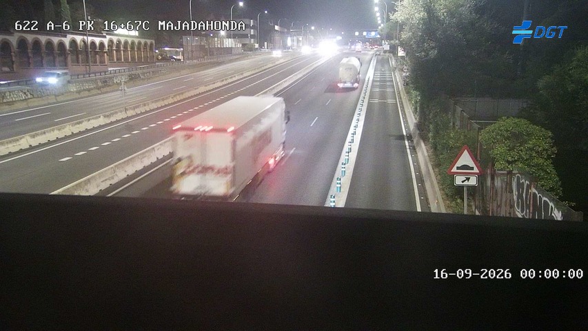 Imagen cámara A-6 Madrid Kilómetro 16,67