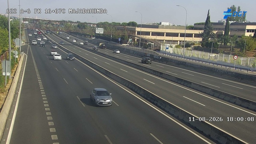 Cámara A-6 Provincia de Madrid KM 16,6