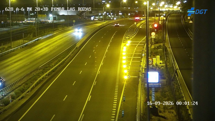 Imagen cámara A-6 Madrid Kilómetro 20,35