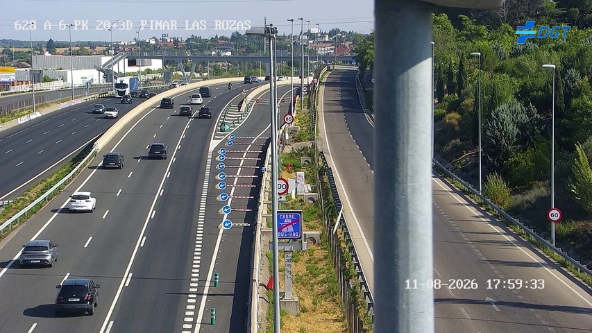 Cámara A-6 Provincia de Madrid KM 20,3