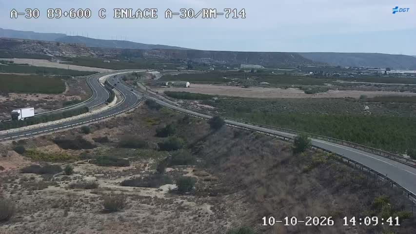 Cámara de tráfico en la A-30, km 89.6