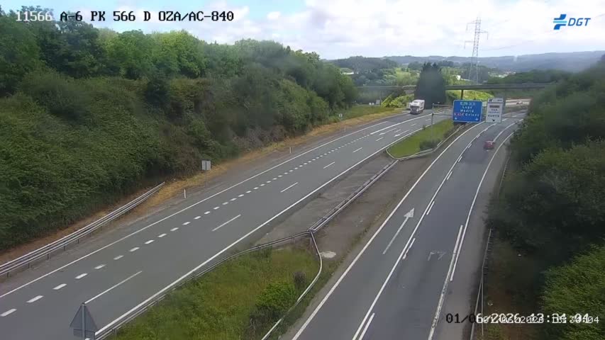 Coruña, A — A-6 km 566
