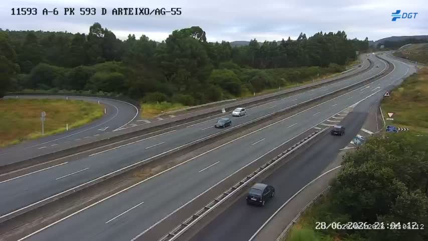 Cámara A-6 Provincia de A Coruña KM 593,0