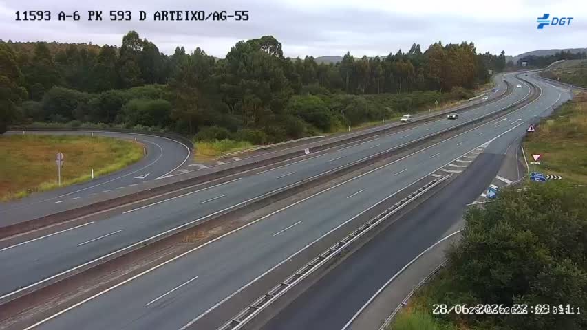 Cámara A-6 Provincia de A Coruña KM 593,0
