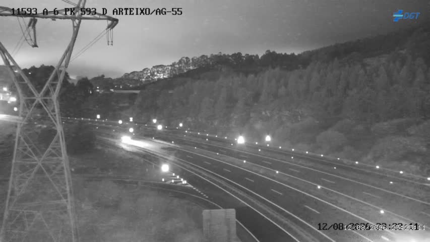 Cámara A-6 Provincia de A Coruña KM 593,0