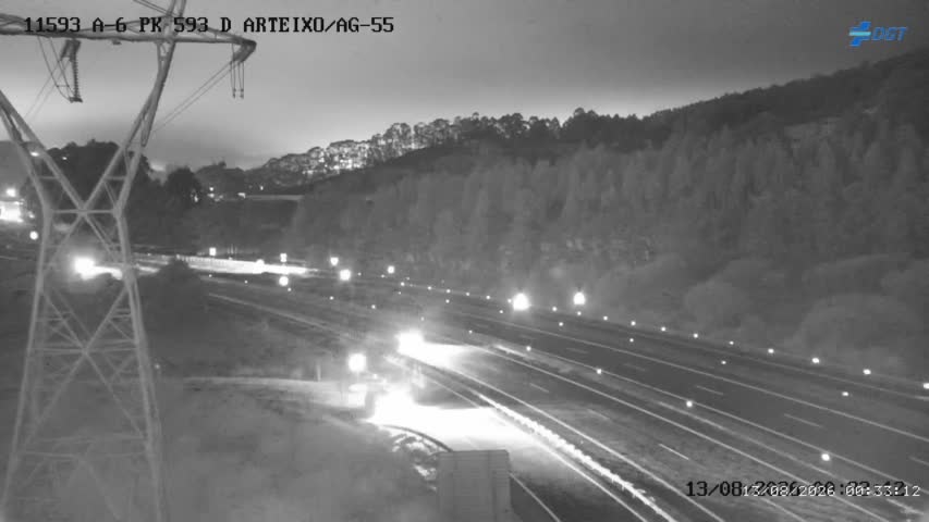 Cámara A-6 Provincia de A Coruña KM 593,0