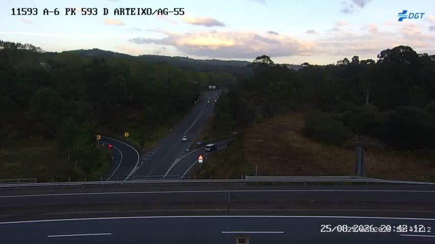 Cámara A-6 Provincia de A Coruña KM 593,0