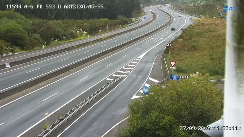 Cámara A-6 Provincia de A Coruña KM 593,0