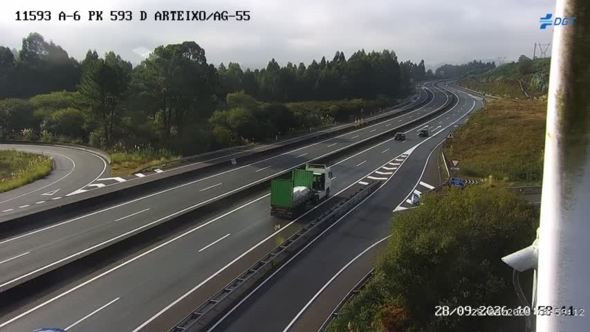 Cámara A-6 Provincia de A Coruña KM 593,0