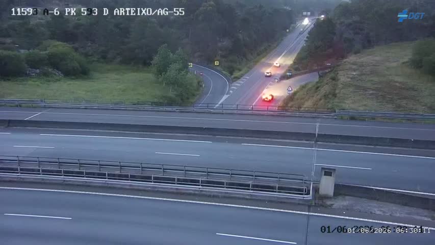 Coruña, A — A-6 km 593