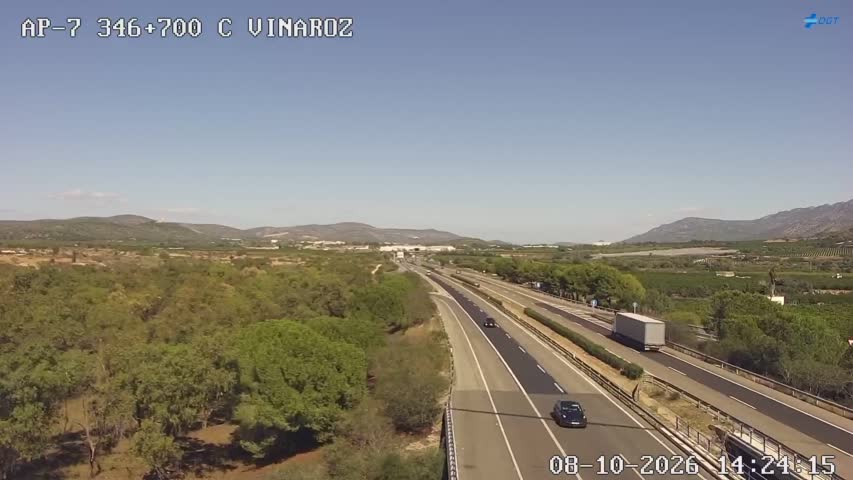 Cámara de tráfico en la AP-7, km 346.7