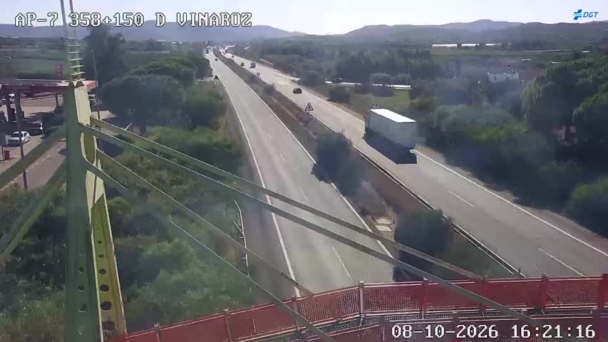 Cámara de tráfico en la AP-7, km 358.15