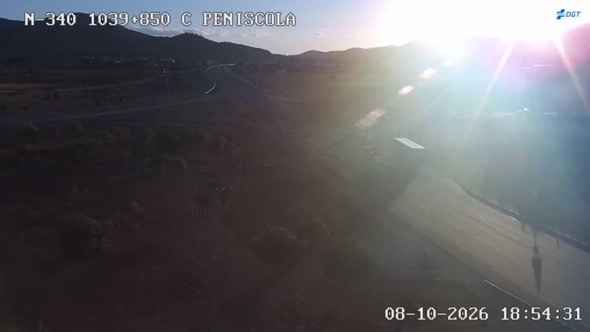 Cámara de tráfico en la N-340, km 1039.85