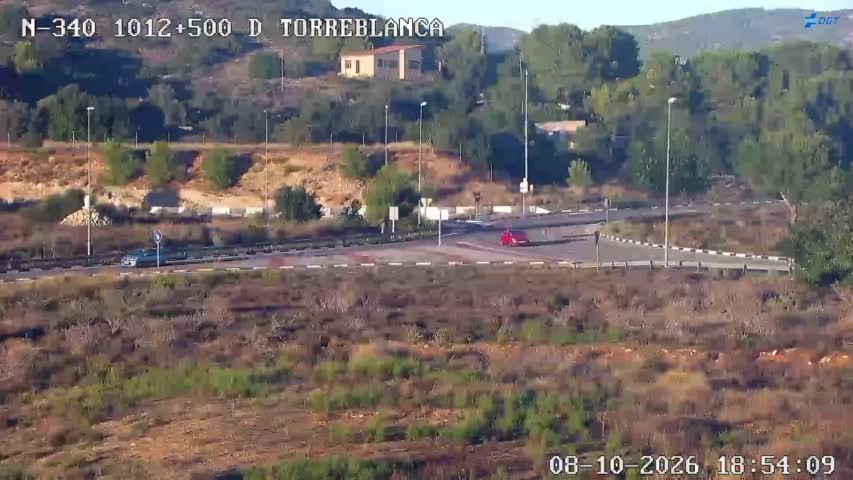 Cámara de tráfico en la N-340, km 1012.5