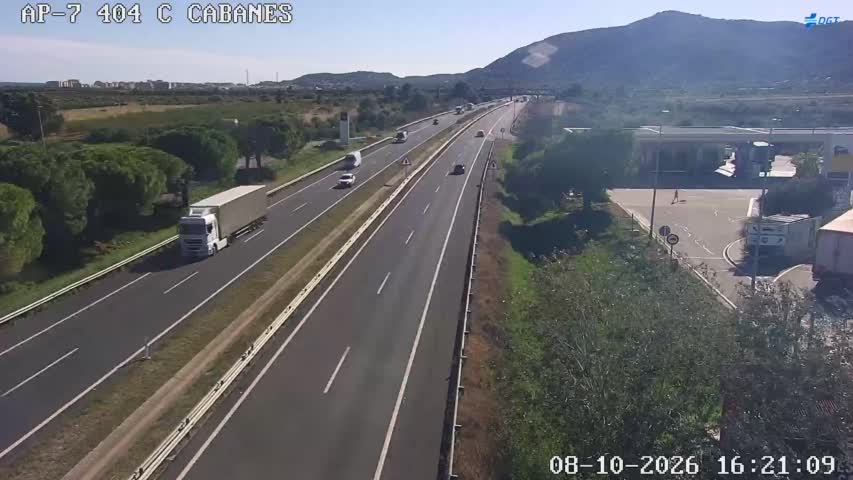 Cámara de tráfico en la AP-7, km 404.0