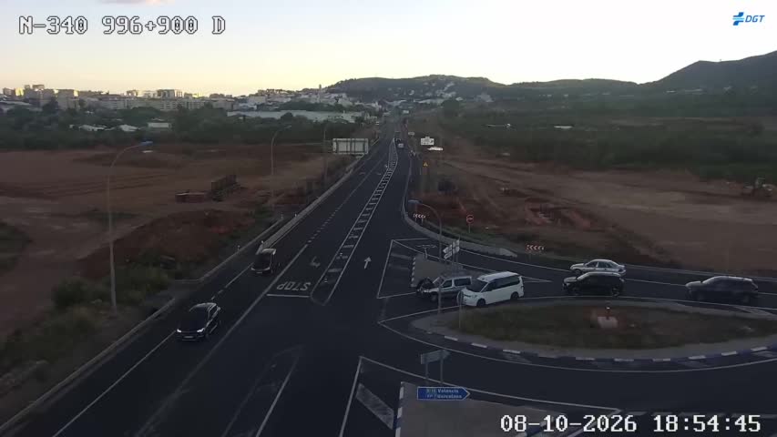 Cámara de tráfico en la N-340, km 996.9