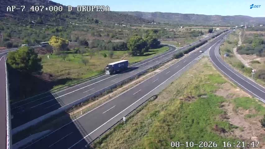 Cámara de tráfico en la AP-7, km 407.0