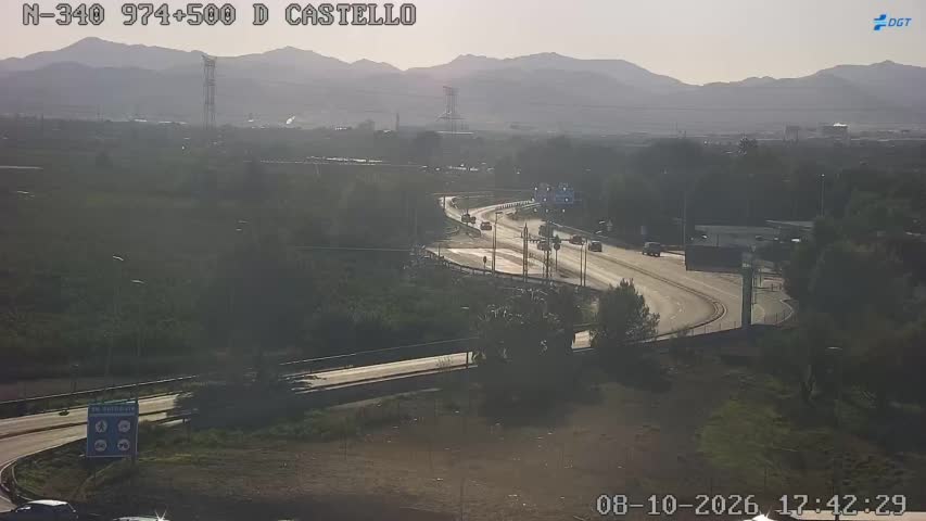 Cámara de tráfico en la N-340, km 974.5