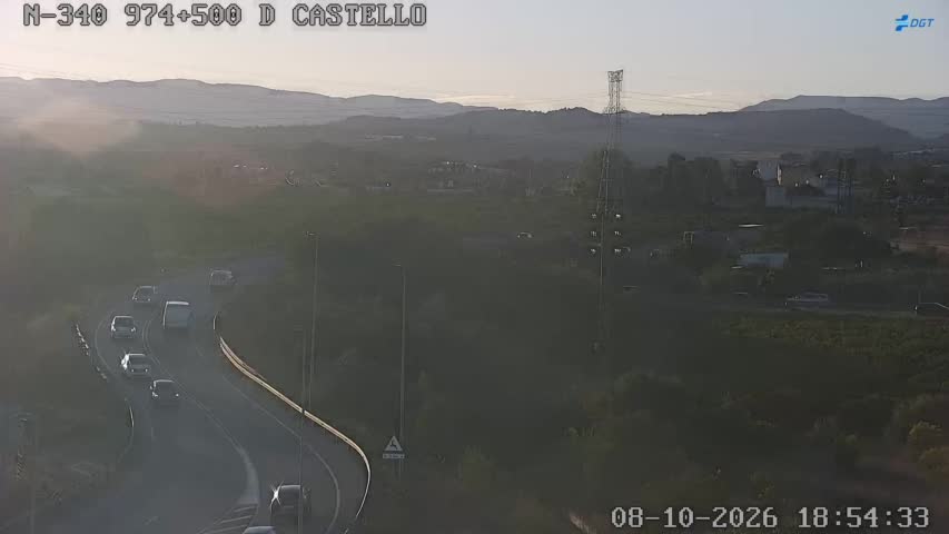 Cámara de tráfico en la N-340, km 974.5