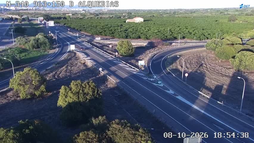 Cámara de tráfico en la N-340, km 963.15