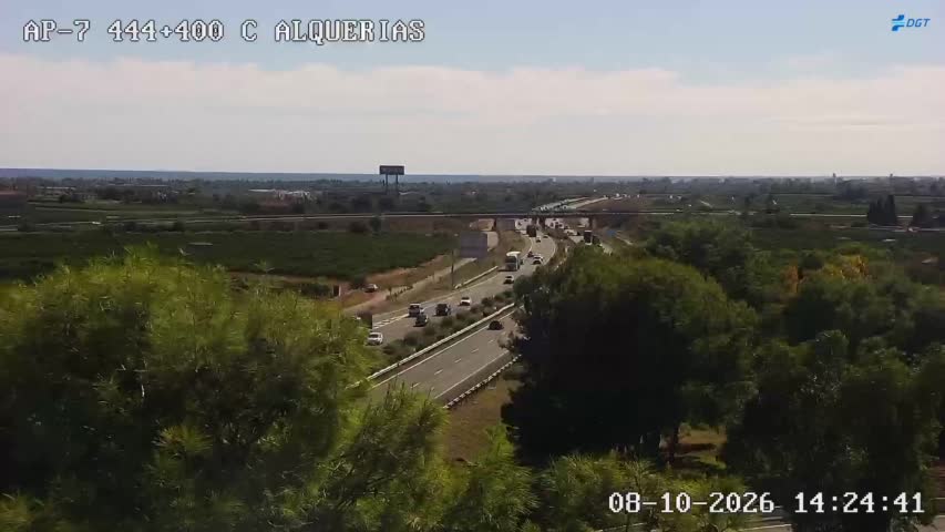Cámara de tráfico en la AP-7, km 444.4
