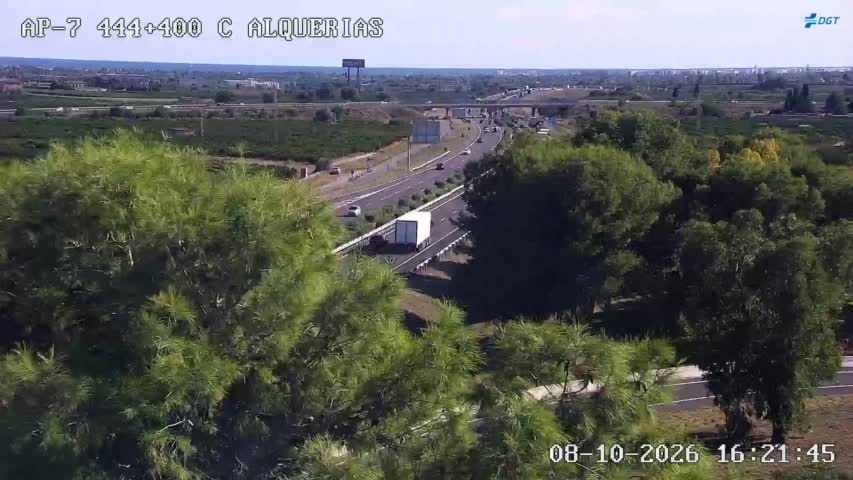 Cámara de tráfico en la AP-7, km 444.4