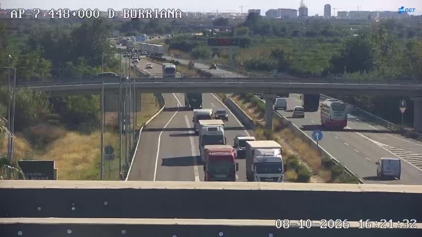 Cámara de tráfico en la AP-7, km 448.0