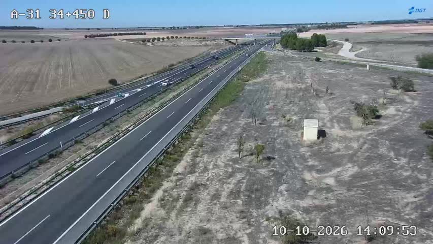 Cámara de tráfico en la A-31, km 34.45
