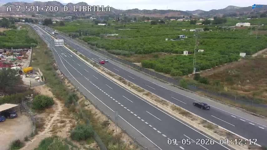 Cámara DGT A-7 PK 591.7 — A-7 km 591.7