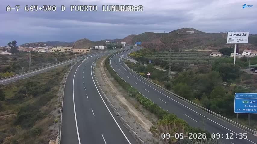 Cámara DGT A-7 PK 649.5 — A-7 km 649.5