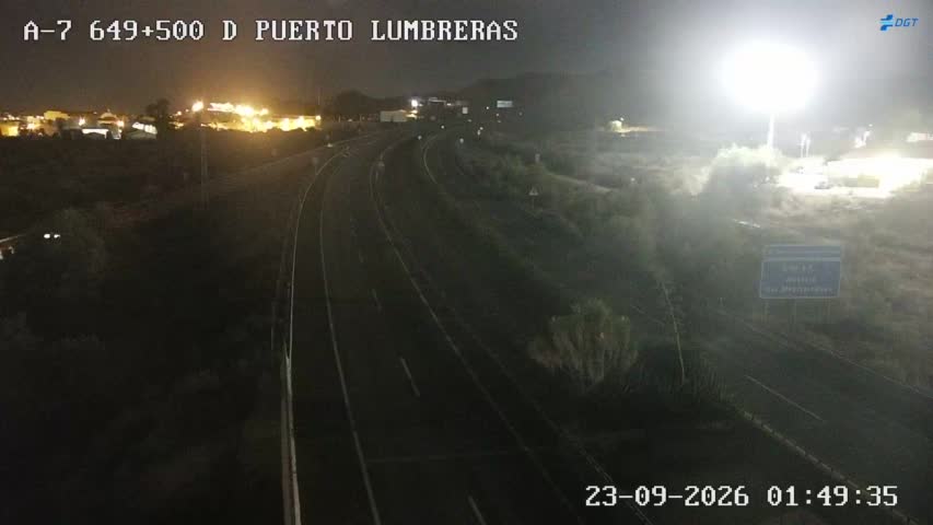 Cámara Murcia A-7 Km 649,5
