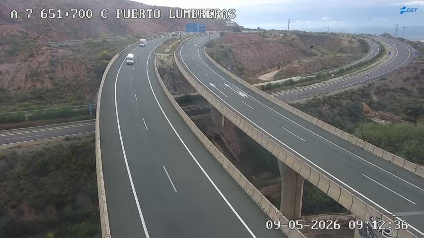Cámara DGT A-7 PK 651.7 — A-7 km 651.7