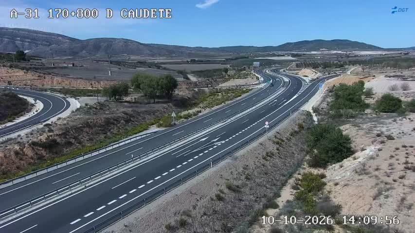 Cámara de tráfico en la A-31, km 170.8