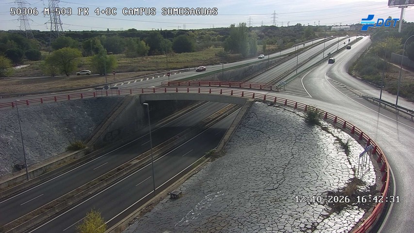 Cámara de tráfico en la M-503, km 4.8