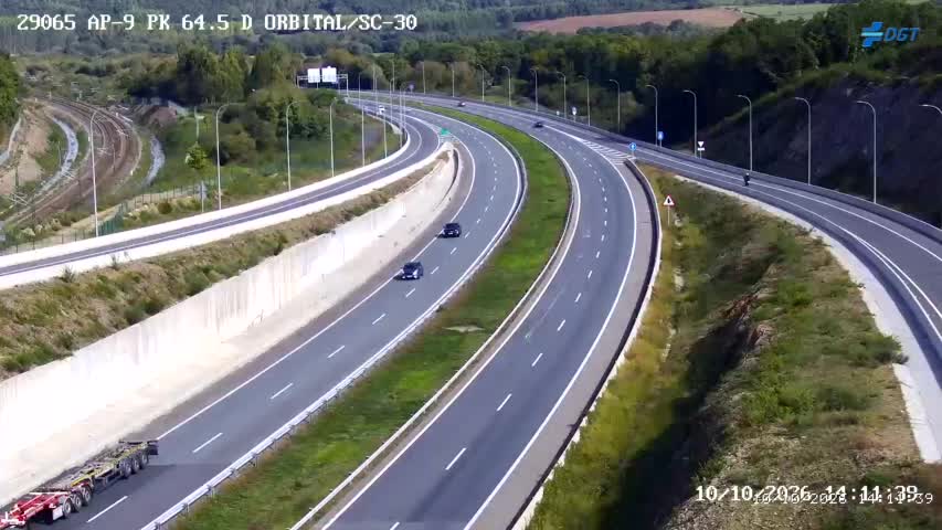 Cámara de tráfico en la AP-9, km 64.5