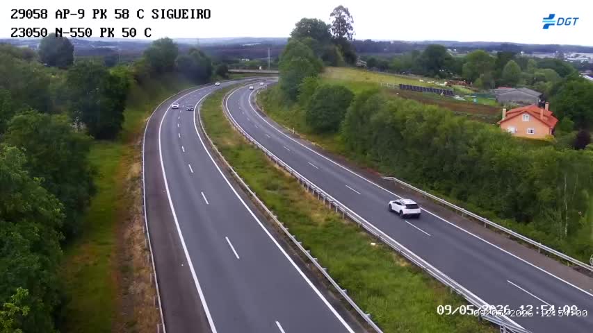 Cámara DGT AP-9 PK 57.95 — AP-9 km 57.95